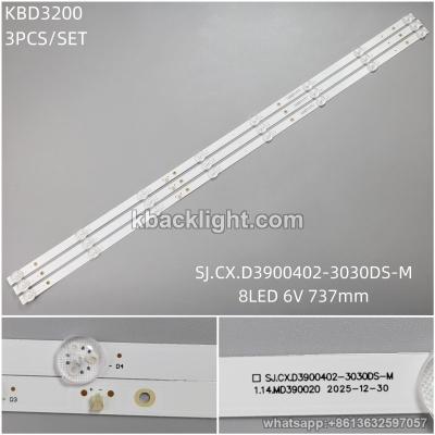 KBD3200 SJ.CX.D3900402-3030DS-M/8-LED 6V737mm