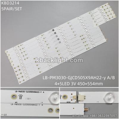 KBD3214 LB-PM3030-GJCD505X9AH22-y A/B/4+5-LED 3V450+554mm
