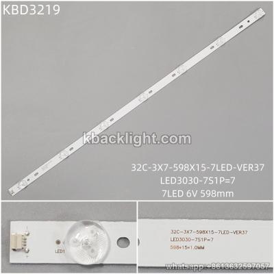 KBD3219 32C-3X7-598X15-7LED-VER37/LED3030-7S1P=7/7-LED 6V598mm