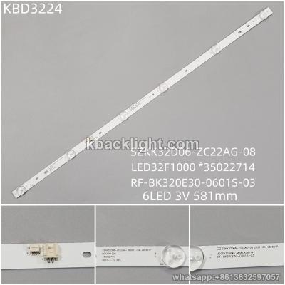 KBD3224 SZKK32D06-ZC22AG-08/LED32F1000 *35022714/RF-BK320E30-0601S-03/6-LED 3V581mm