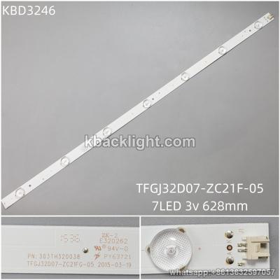 KBD3246 TFGJ32D07-ZC21F-05/ copper 7-LED 3v628mm