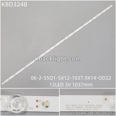 KBD3248 06-2-55Q1-5X12-1037.9X14-OD22/12-LED 3V1037mm