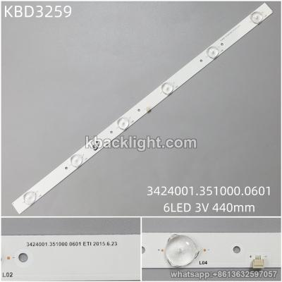 KBD3259 3424001.351000.0601/6-LED 3V440mm 2 pcs/set