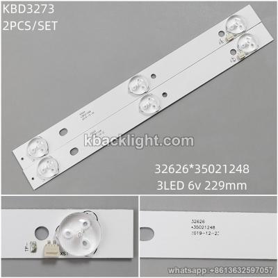 KBD3273 32626*35021248/3-LED 6v229mm 2PCS/SET