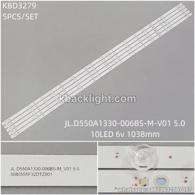 KBD3279 JL.D550A1330-006BS-M-V01 5.0/10-LED 6v1038mm 5PCS/SET