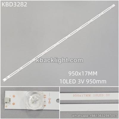 KBD3282 universal model hollow-out concave lens 950x17MM/10-LED 3V950mm