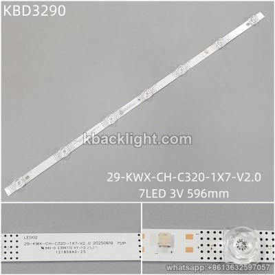 KBD3290 29-KWX-CH-C320-1X7-V2.0/7-LED 3V596mm