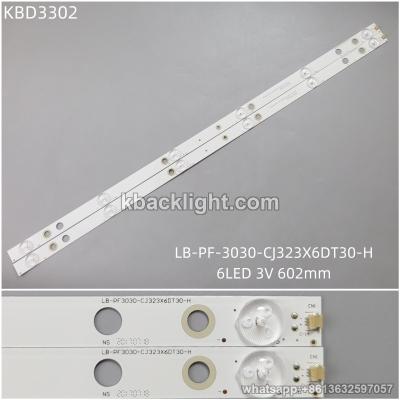 KBD3302 LB-PF-3030-CJ323X6DT30-H/6-LED 3V602mm