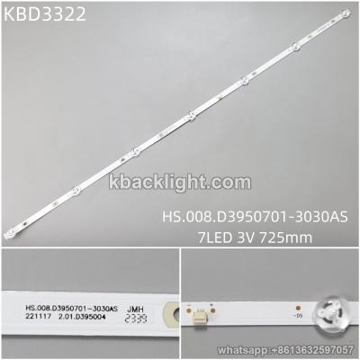 KBD3322 HS.008.D3950701-3030AS/7-LED 3V725mm