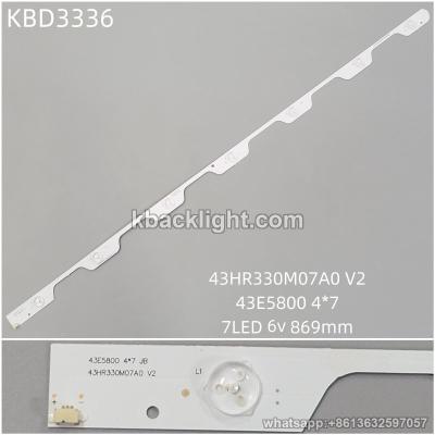 KBD3336 43HR330M07A0 V2/43E5800 4*7/7-LED 6V869mm 4PCS/SET