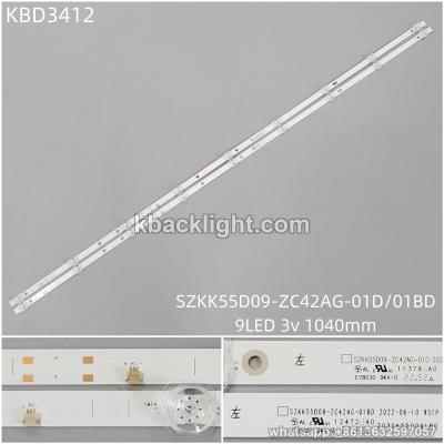 KBD3412 SZKK55D09-ZC42AG-01D/01BD/9-LED 3v1040mm 5PCS/SET