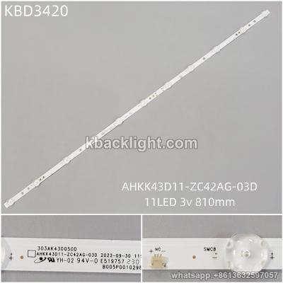 KBD3420 AHKK43D11-ZC42AG-03D/11-LED 3v810mm