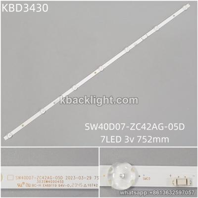 KBD3430 SW40D07-ZC42AG-05D/7-LED 3v752mm