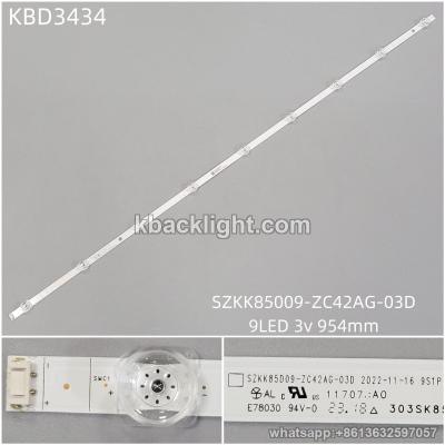 KBD3434 SZKK85009-ZC42AG-03D/9-LED 3v954mm