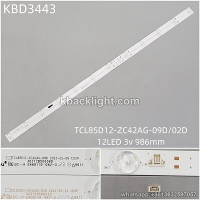 KBD3443 TCL85D12-ZC42AG-09D/12-LED 3v986mm