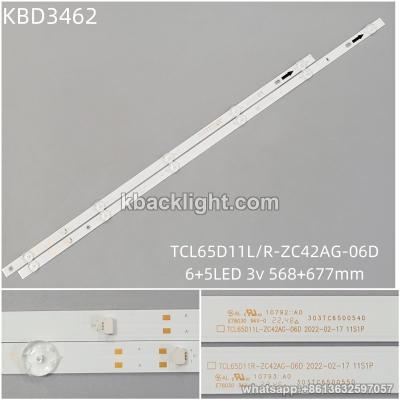 KBD3462 TCL65D11L/R-ZC42AG-06D/6+5-LED 3v568+677mm