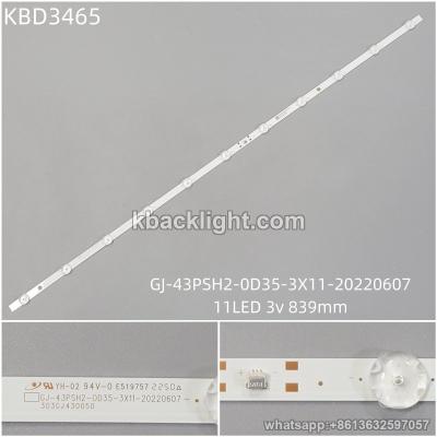 KBD3465 GJ-43PSH2-0D35-3X11-20220607/11-LED 3v839mm