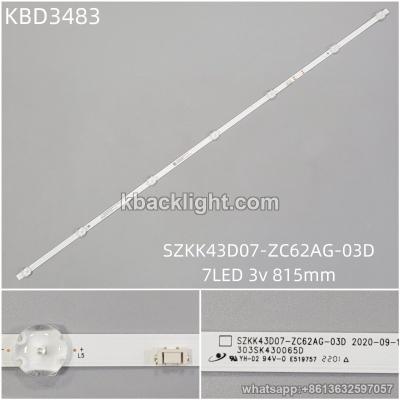 KBD3483 SZKK43D07-ZC62AG-03D/7-LED 3v815mm