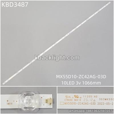 KBD3487 MX55D10-ZC42AG-03D/10-LED 3v1066mm