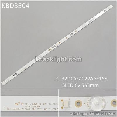 KBD3504 TCL32D05-ZC22AG-16E/5-LED 6v563mm