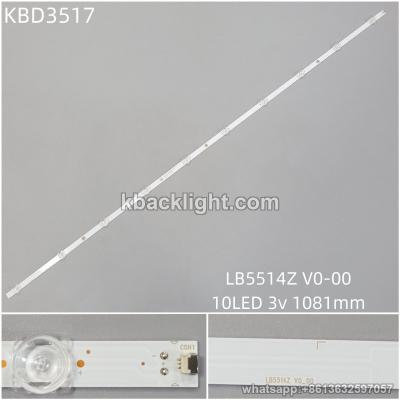 KBD3517 LB5514Z V0-00/10-LED 3v1081mm 5PCS/SET
