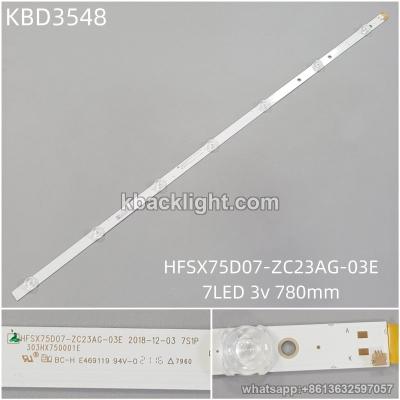 KBD3548 HFSX75D07-ZC23AG-03E/7-LED 3v780mm