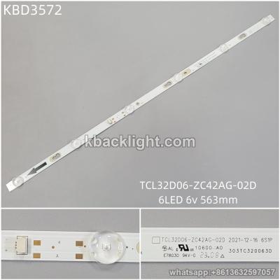 KBD3572 TCL32D06-ZC42AG-02D/6-LED 6v563mm