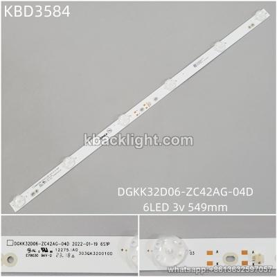 KBD3584 DGKK32D06-ZC42AG-04D/6-LED 3v549mm