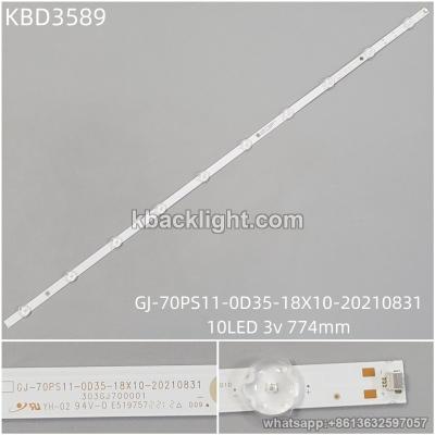 KBD3589 GJ-70PS11-0D35-18X10-20210831/10-LED 3v774mm