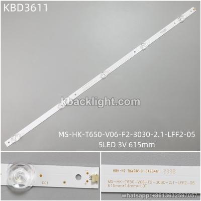 KBD3611 MS-HK-T650-V06-F2-3030-2.1-LFF2-05/5-LED 3V615mm