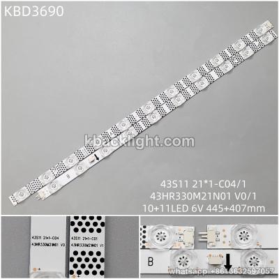 KBD3690 43S11 21*1-C04/1/43HR330M21N01 V0/1/10+11-LED 6V445+407mm
