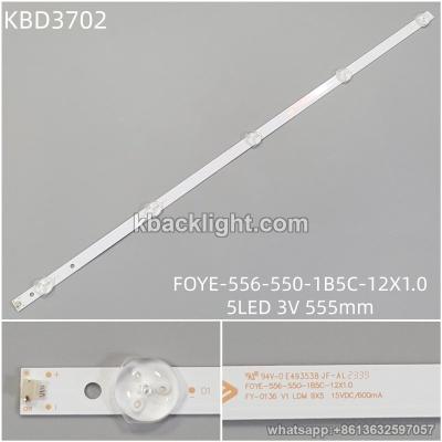 KBD3702 FOYE-556-550-1B5C-12X1.0/5-LED 3V555mm