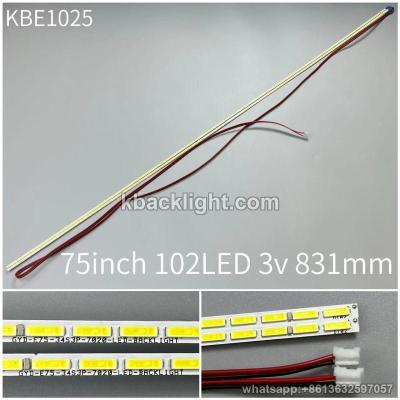KBE1025 GYD-75-inch 102-LED 7020-LED PCS with cable/102LED 3v 831mm