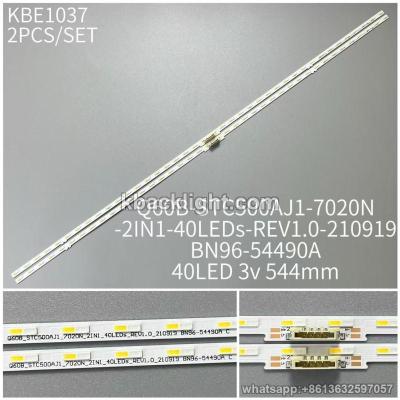 KBE1037 blue & white dual color/Q60B-STC500AJ1-7020N-2IN1-40LEDS-REV1.0-210919/BN96-54490A/40LED 3v 544mm