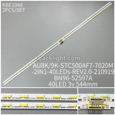 KBE1048 dual white light/AU8K/9K-STC500AF7-7020M-2IN1-40LEDS-REV2.0-210919/BN96-52597A/40LED 3v 544mm