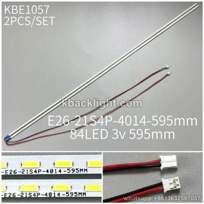 KBE1057 GYD-26-inch 85-LED 4014 with cable LED strip/E26-2184P-4014-595mm/84LED 3v 595mm 2PCS/SET