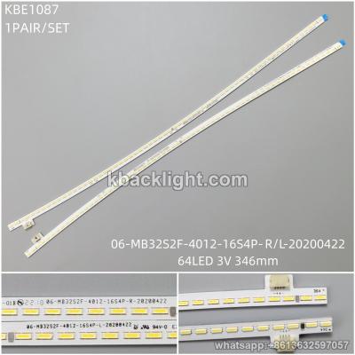 KBE1087 06-MB32S2F-4012-16S4P-R/L-20200422/64LED 3V 346mm