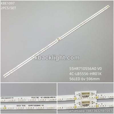 KBE1097 55HR710S56A0 V0/4C-LB5556-HR01K/56LED 6v 596mm