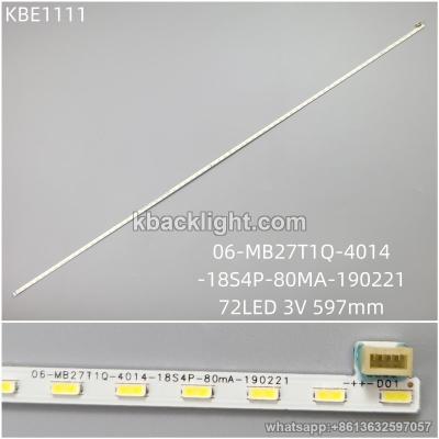 KBE1111 06-MB27T1Q-4014 -18S4P-80MA-190221/72LED 3V 597mm