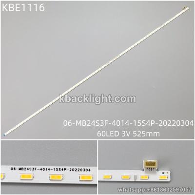 KBE1116 06-MB24S3F-4014-15S4P-20220304/60LED 3V 525mm