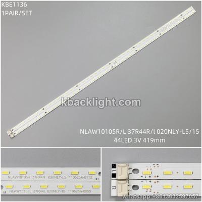 KBE1136 NLAW10105R/L 37R44R/l 020NLY-L5/15/110525A-0055/44LED 3V 419mm 1 PAIR/ SET