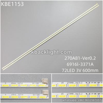 KBE1153 270A81-Ver0.2/6916l-3371A/72LED 3V 600mm