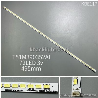 KBE117 T51M390352AI/72LED 3v 495mm 1PCS/SET