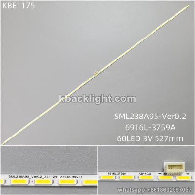 KBE1175 SML238A95-Ver0.2/6916L-3759A/60LED 3V 527mm