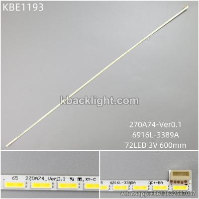KBE1193 270A74-Ver0.1/6916L-3389A/72LED 3V 600mm