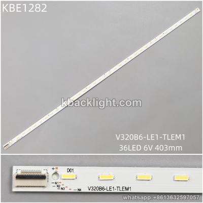 KBE1282 V320B6-LE1-TLEM1/36LED 6V 403mm