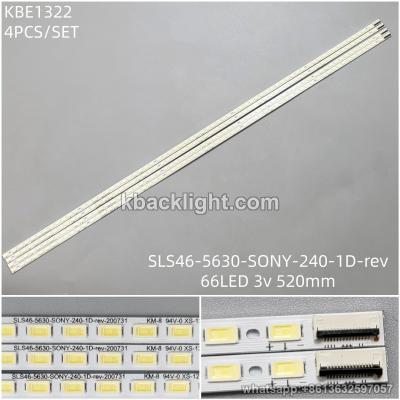 KBE1322 SLS46-5630-SONY-240-1D-rev/66LED 3v 520mm 4PCS/SET