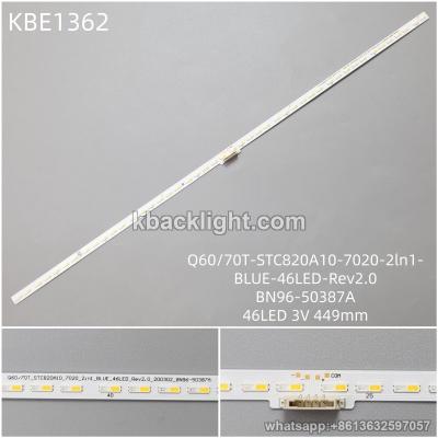 KBE1362 Q60/70T-STC820A10-7020-2ln1-BLUE-46LED-Rev2.0/BN96-50387A/46LED 3V 449mm