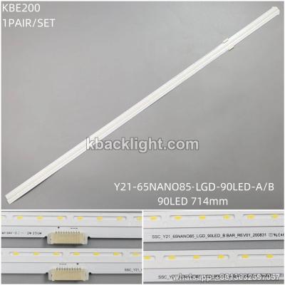 KBE200 SSC-Y21-65NANO85-LGD-90LED-A/B/90LED 714mm 1 PAIR/ SET