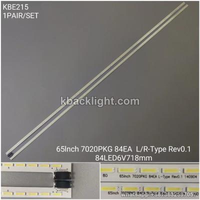 KBE215 65Inch 7020PKG 84EA L/R-Type Rev0.1/84-LED 6V718mm